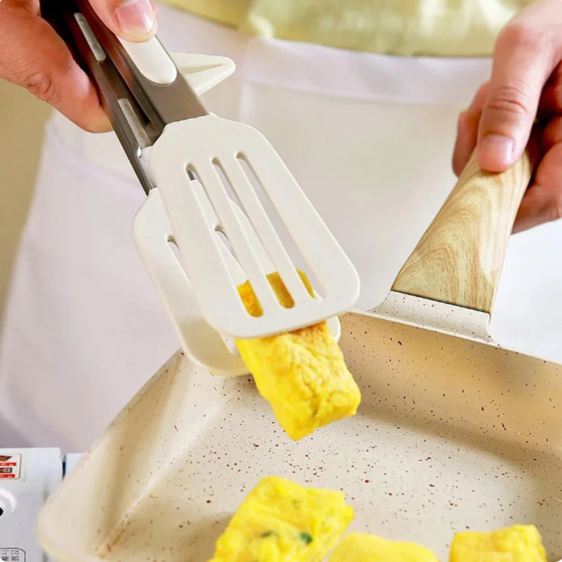 Pinças de Cozinha em Aço Inoxidável e Silicone